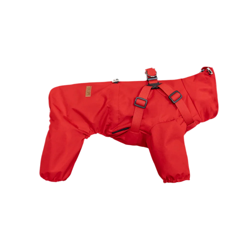 Reflective Waterproof Dog Raincoat with Built-in Harness | StellaBarks