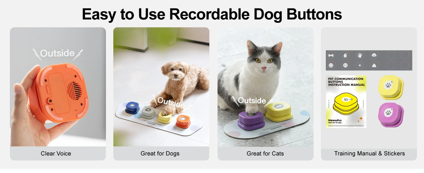 StellaBarks Talking Buttons for Pet Communication