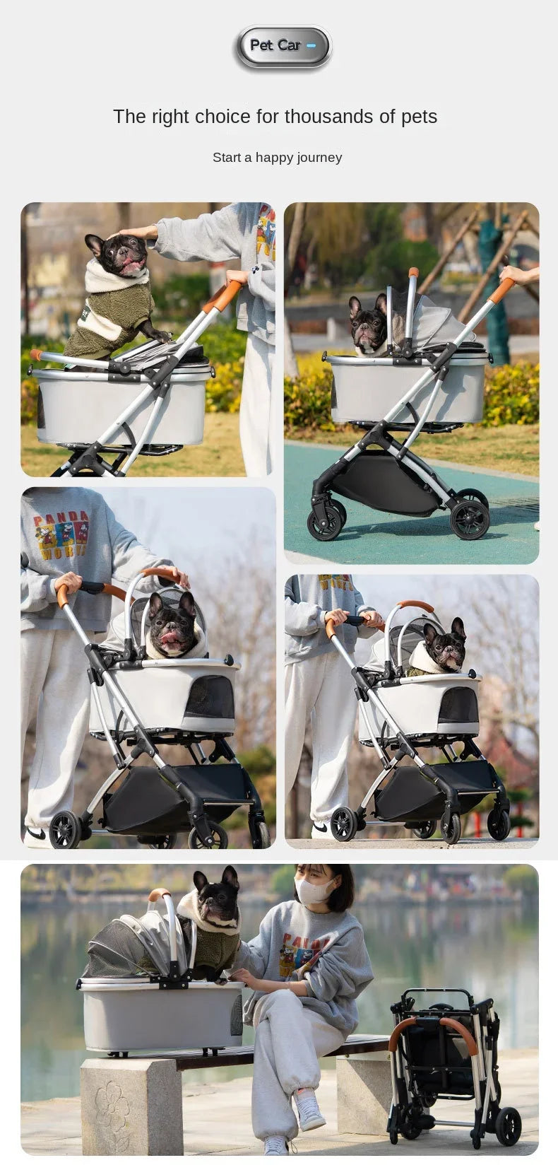 Explorer pet stroller