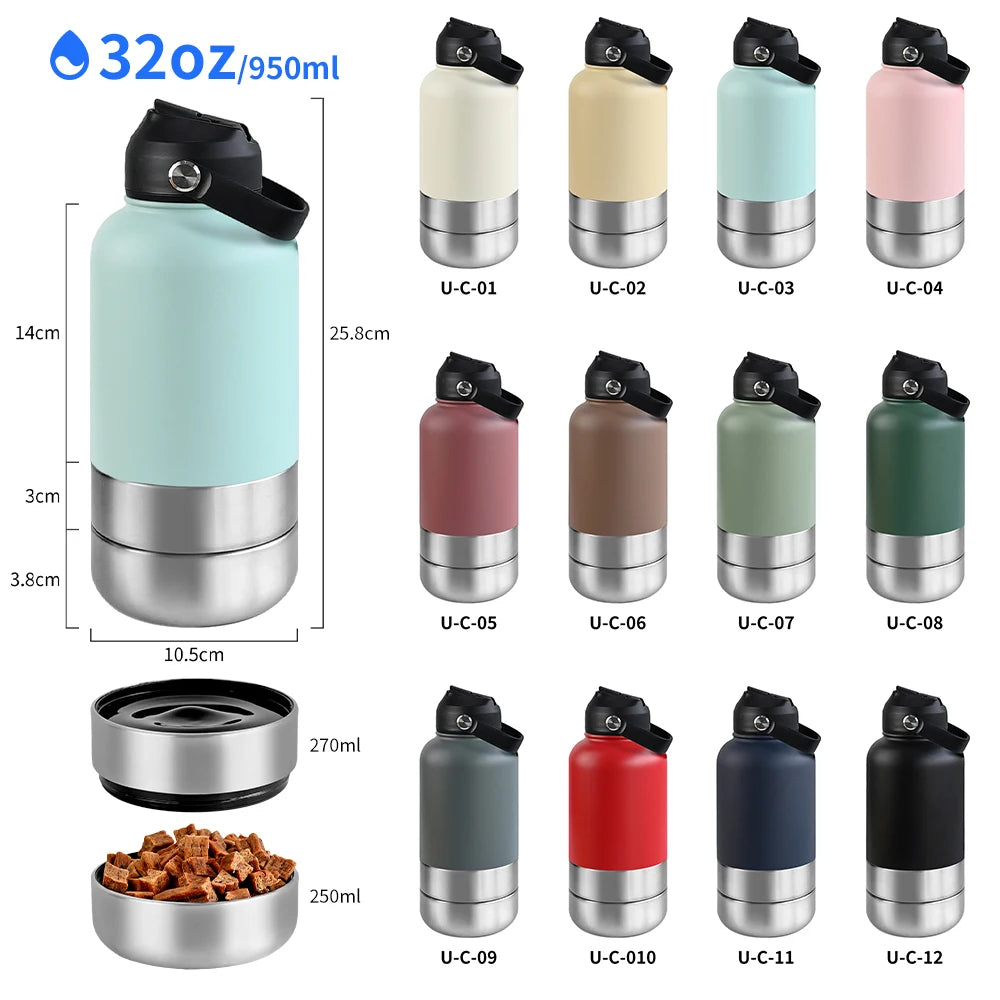 StellaBarks 3-in-1 Stainless Steel Adventure Bottle