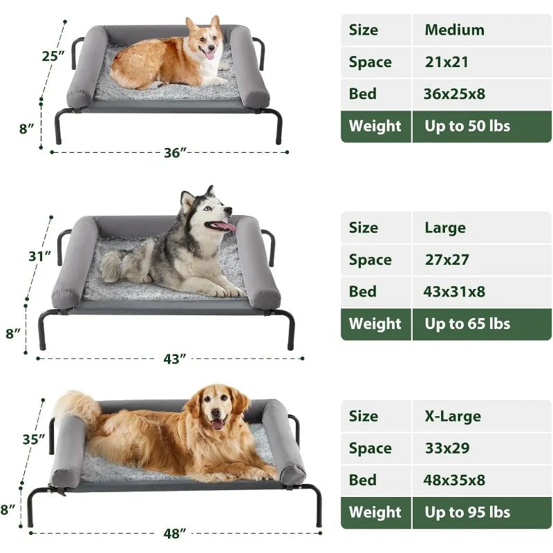 StellaBarks CoolPro Elevated Outdoor Dog Bed