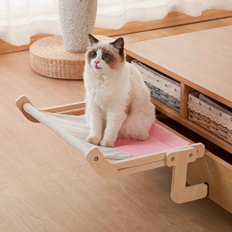 Cat Hammock Hanging Window Shelf