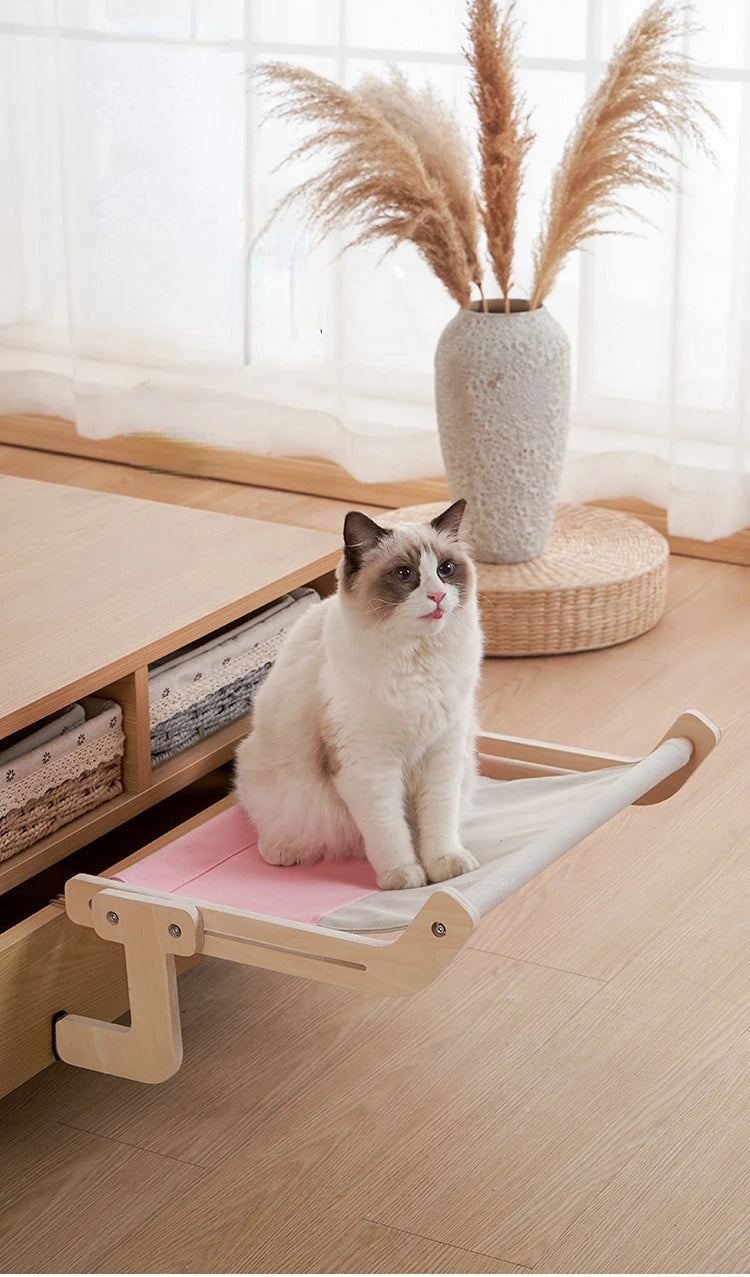 Cat Hammock Hanging Window Shelf