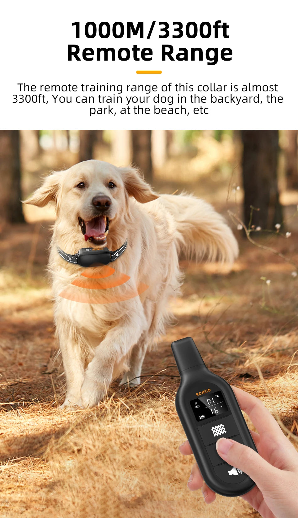 ROJECO StellaBarks Electric Training Collar | SmartPaws