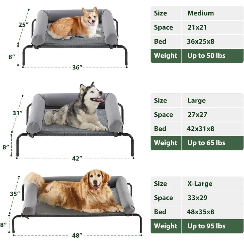 StellaBarks CoolPro Elevated Outdoor Dog Bed