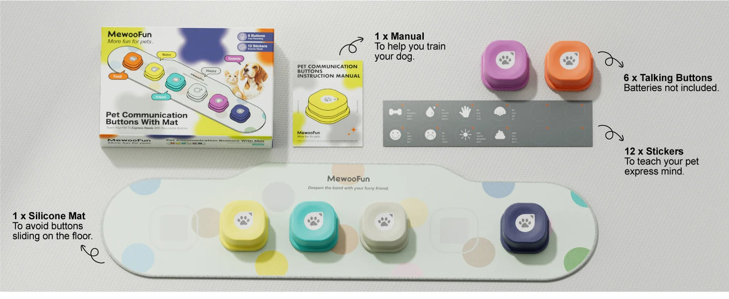 StellaBarks Talking Buttons for Pet Communication