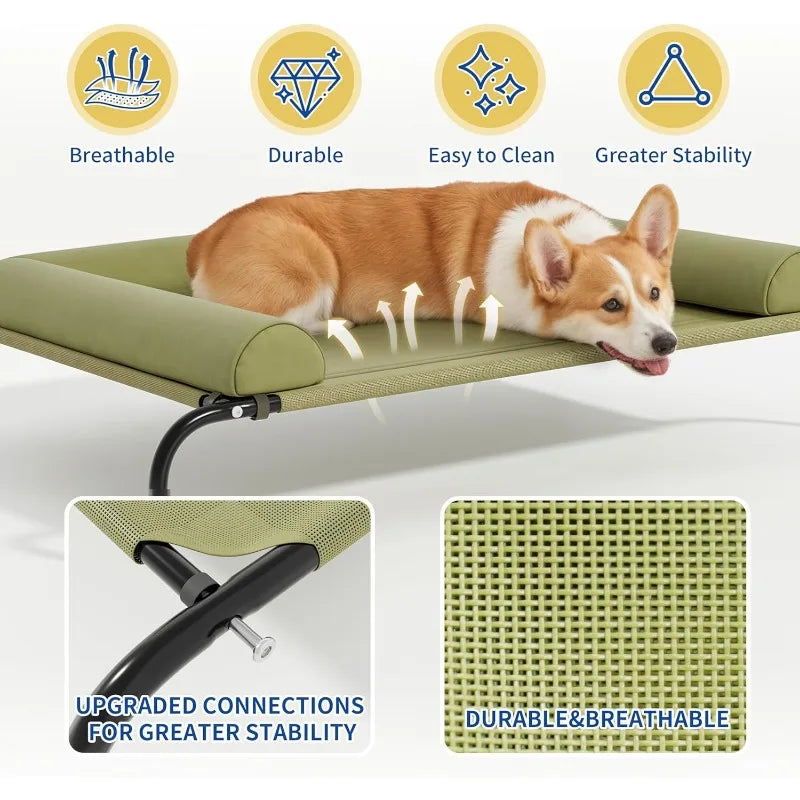 StellaBarks Premium Elevated Dog Bed Cot