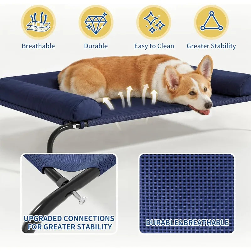 StellaBarks Premium Elevated Dog Bed Cot