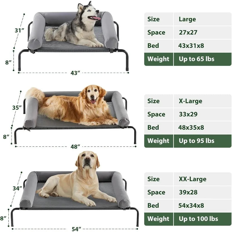 StellaBarks CoolPro Elevated Outdoor Dog Bed